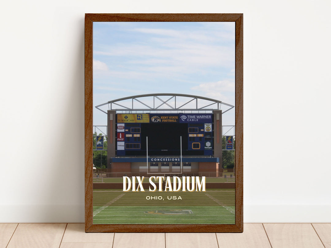 Dix Stadium Football  Wall Art