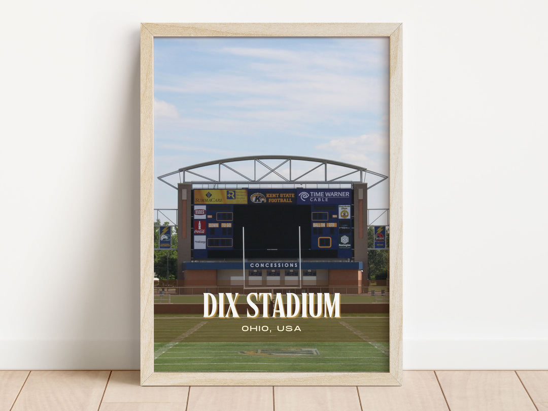 Dix Stadium Football  Wall Art