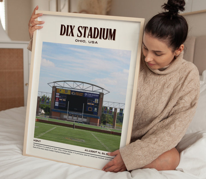 Dix Stadium Football Retro Wall Art