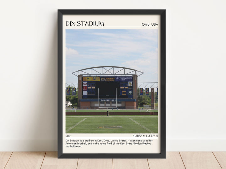 Dix Stadium Football Minimal  Wall Art