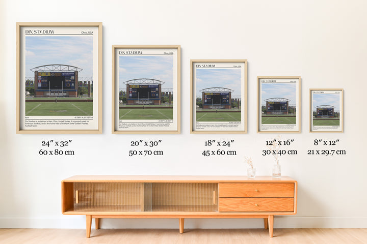 Dix Stadium Football Minimal  Wall Art