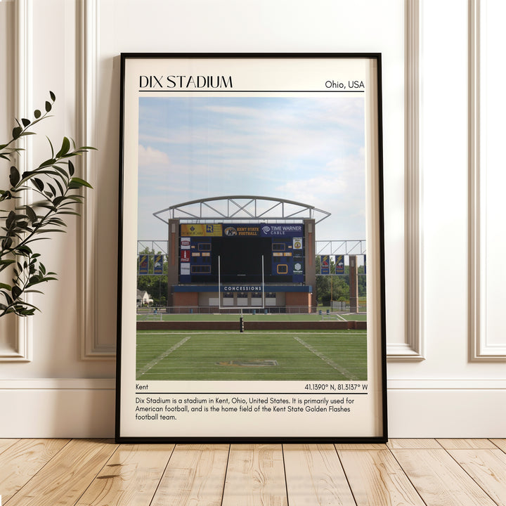 Dix Stadium Football Minimal  Wall Art