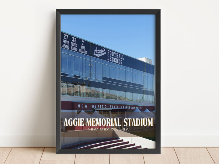 Aggie Memorial Stadium Football  Wall Art