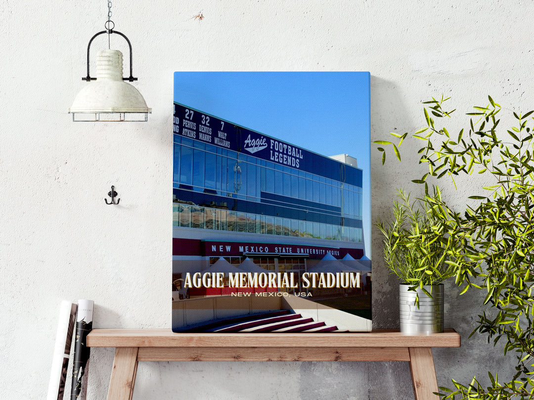 Aggie Memorial Stadium Football  Wall Art