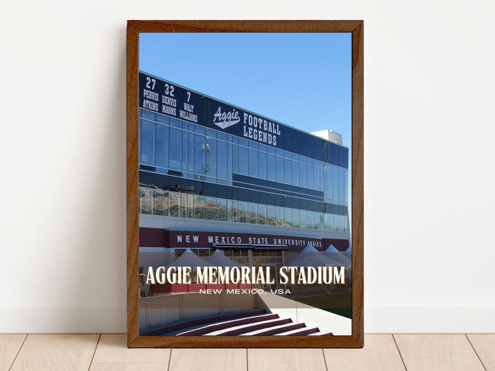 Aggie Memorial Stadium Football  Wall Art