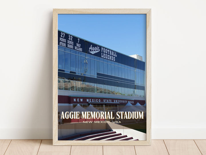 Aggie Memorial Stadium Football  Wall Art