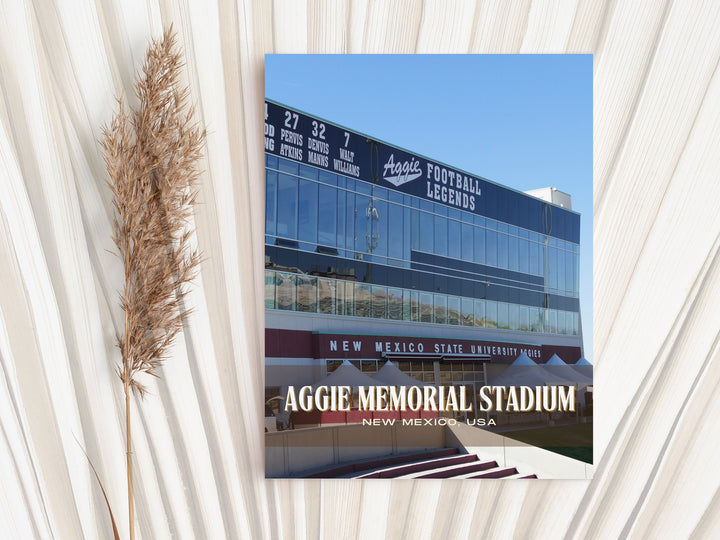 Aggie Memorial Stadium Football  Wall Art