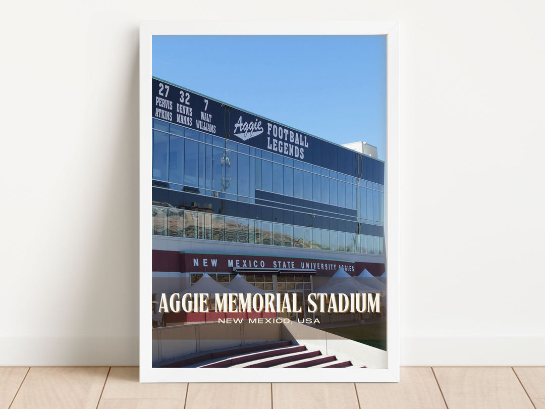 Aggie Memorial Stadium Football  Wall Art