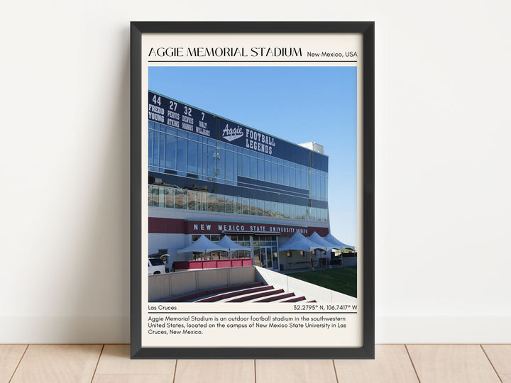 Aggie Memorial Stadium  Football Minimal Wall Art