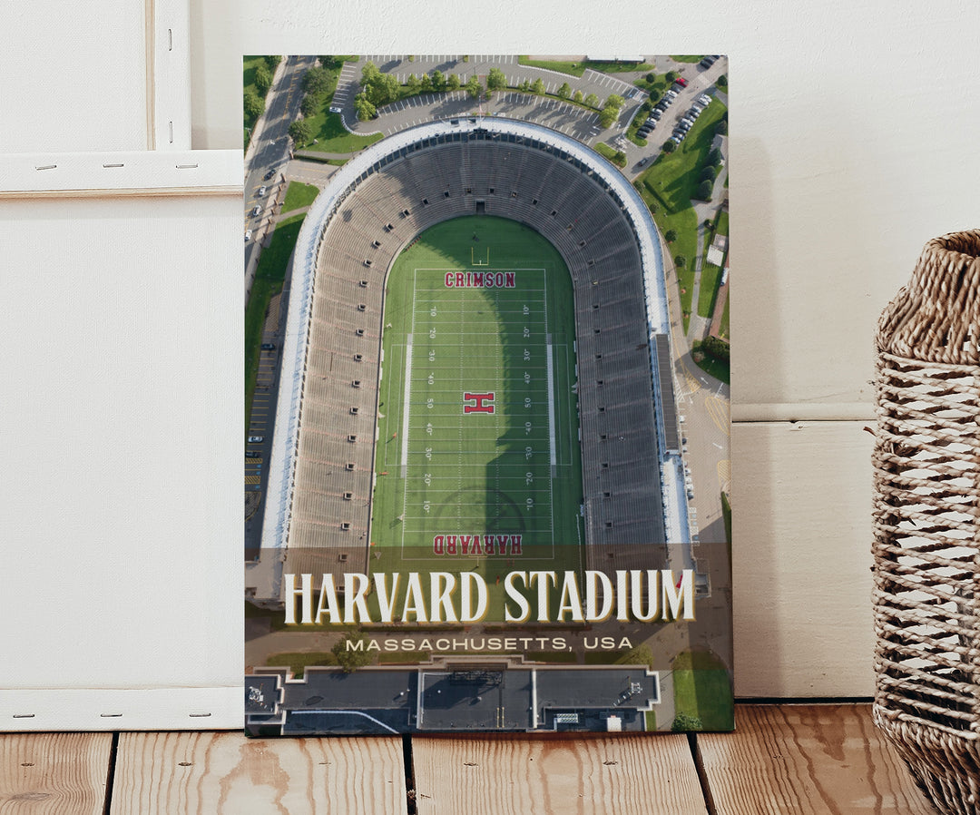 Harvard Stadium Football  Wall Art