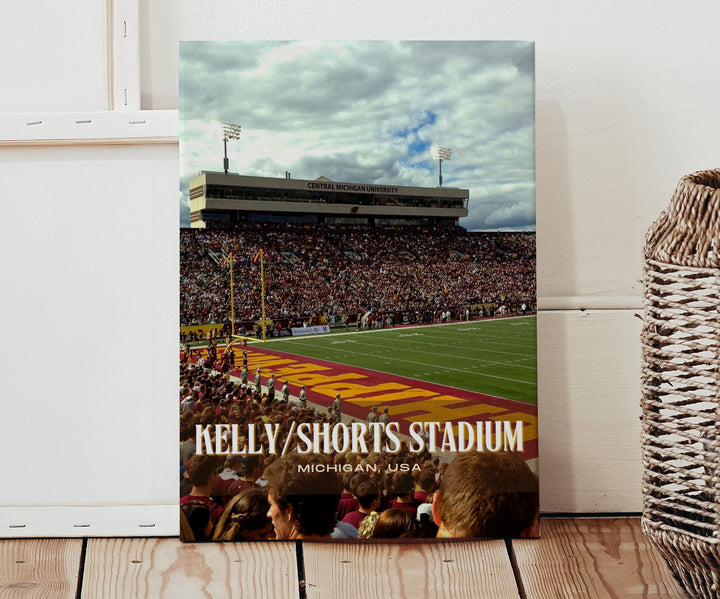 Kelly/Shorts Stadium Football  Wall Art