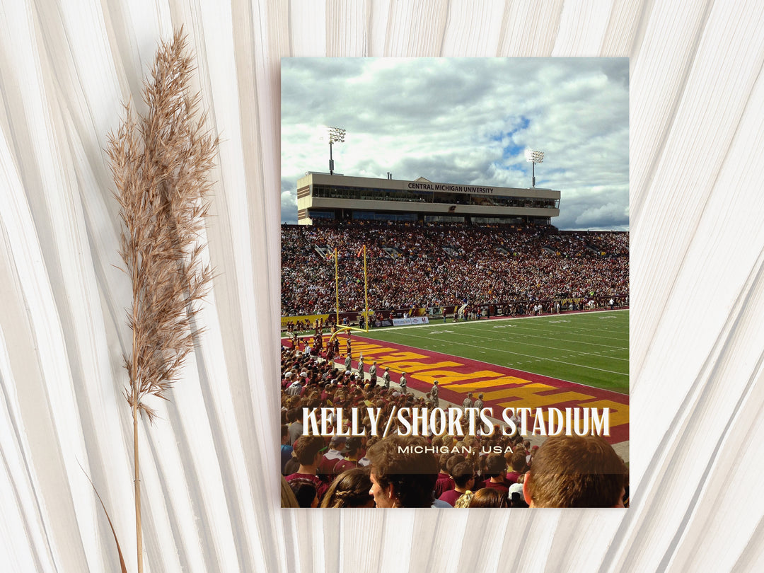 Kelly/Shorts Stadium Football  Wall Art