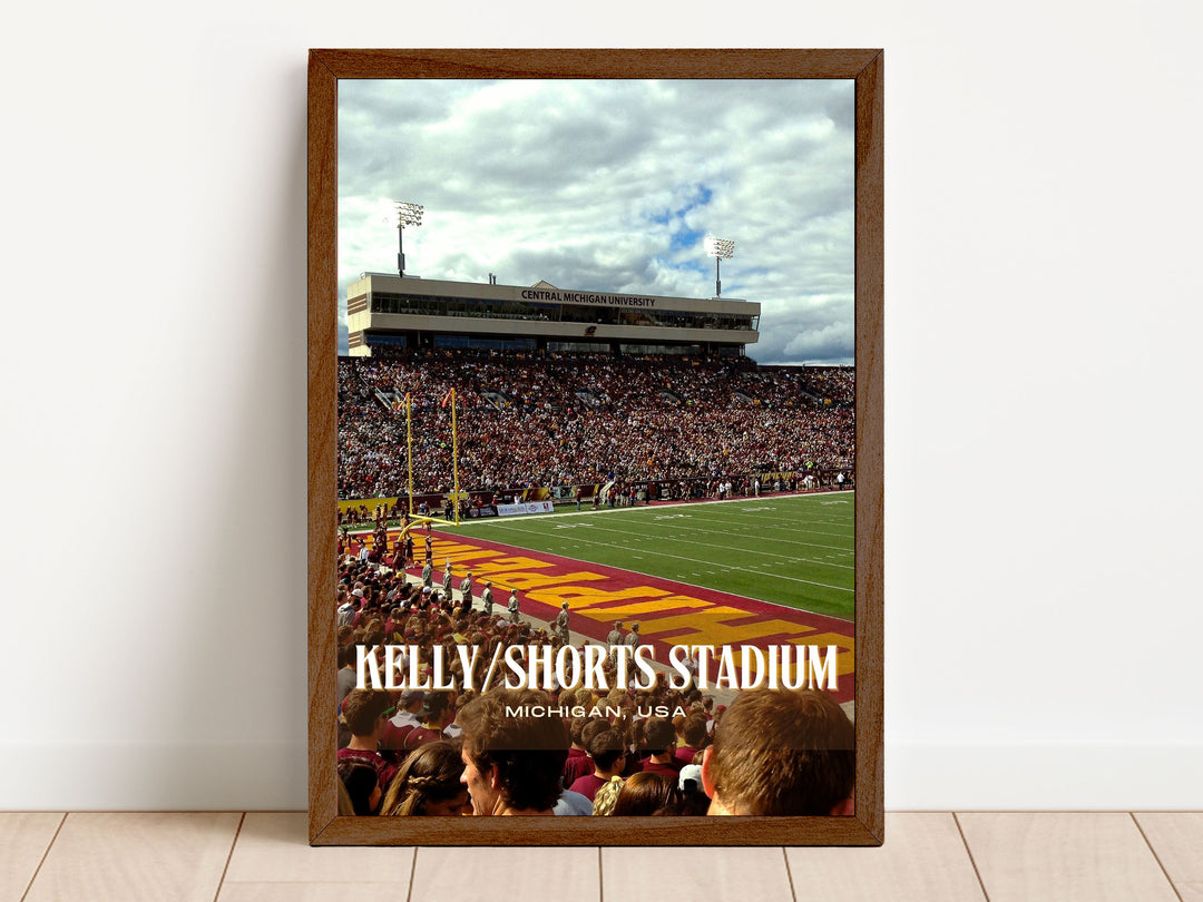 Kelly/Shorts Stadium Football  Wall Art