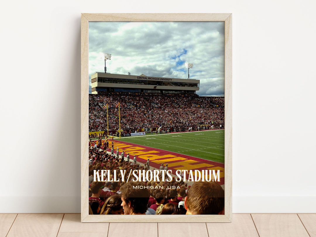 Kelly/Shorts Stadium Football  Wall Art