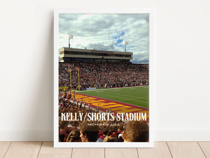 Kelly/Shorts Stadium Football  Wall Art