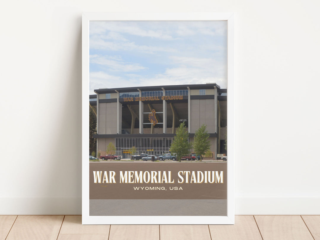 War Memorial Stadium Football  Wall Art