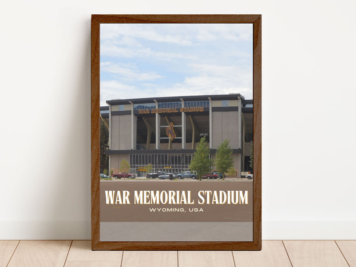 War Memorial Stadium Football  Wall Art