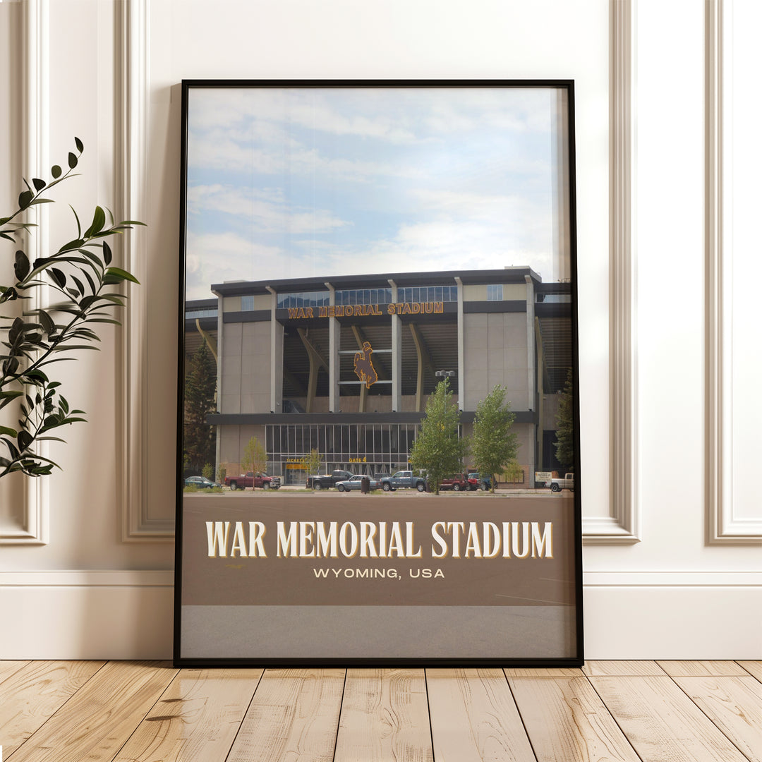 War Memorial Stadium Football  Wall Art