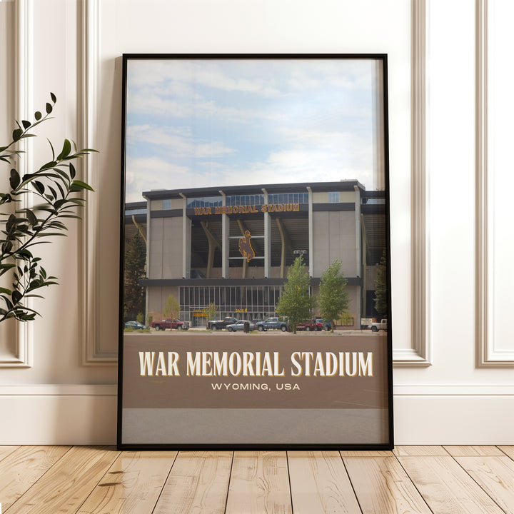 War Memorial Stadium Football  Wall Art