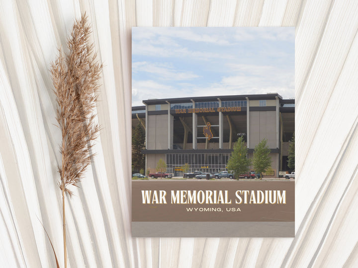 War Memorial Stadium Football  Wall Art