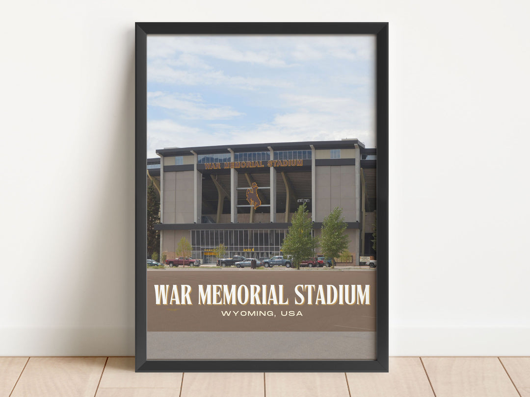 War Memorial Stadium Football  Wall Art