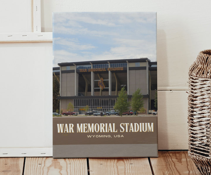 War Memorial Stadium Football  Wall Art