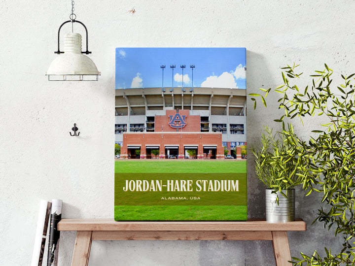 Jordan-Hare Stadium Football Wall Art