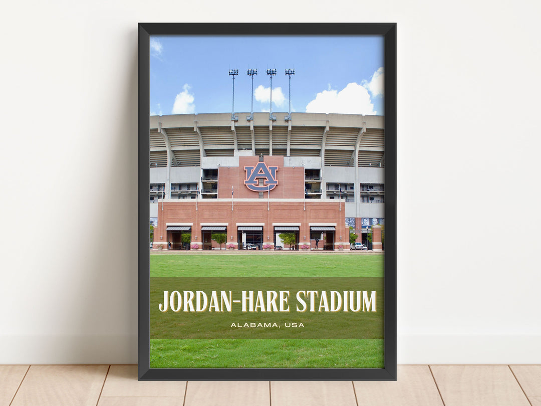 Jordan-Hare Stadium Football Wall Art