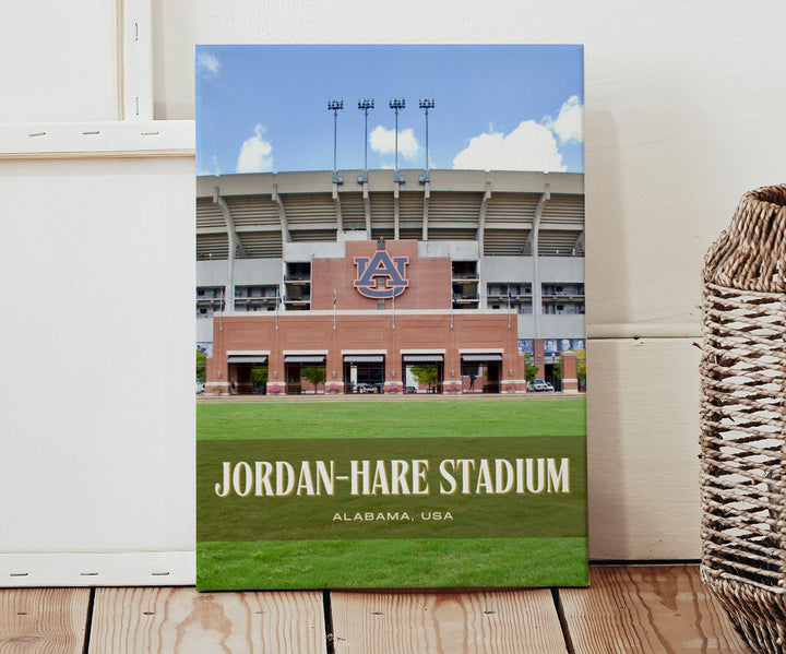 Jordan-Hare Stadium Football Wall Art