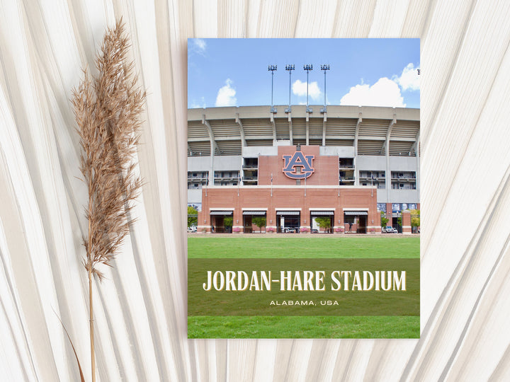 Jordan-Hare Stadium Football Wall Art