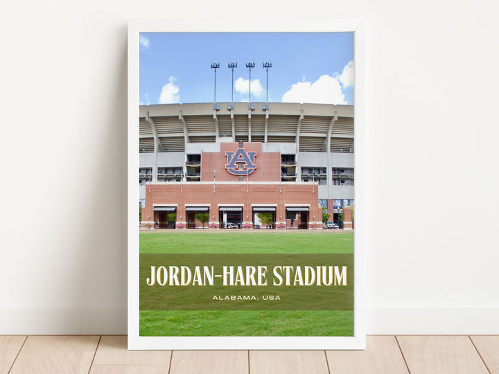 Jordan-Hare Stadium Football Wall Art