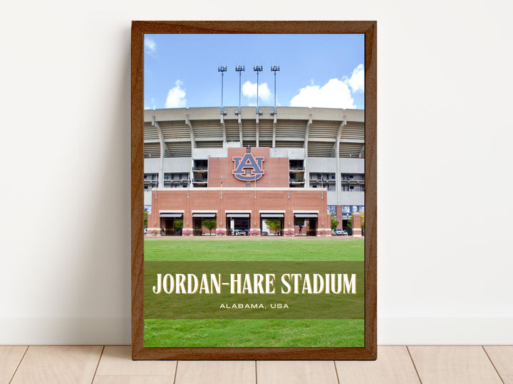 Jordan-Hare Stadium Football Wall Art