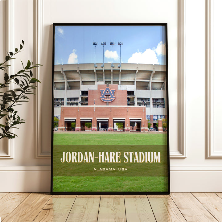 Jordan-Hare Stadium Football Wall Art