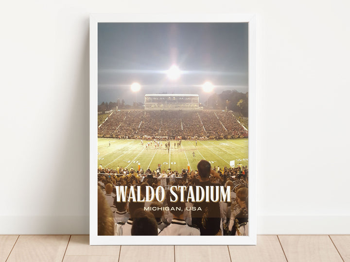 Waldo Stadium Football  Wall Art