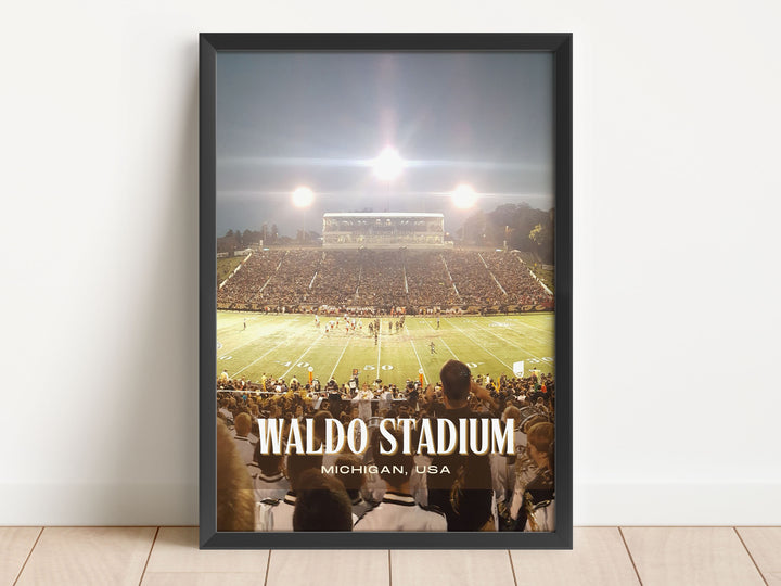 Waldo Stadium Football  Wall Art