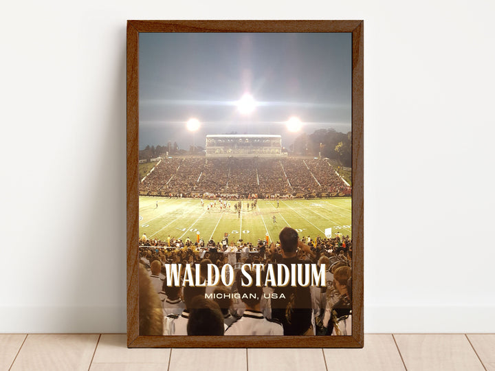 Waldo Stadium Football  Wall Art