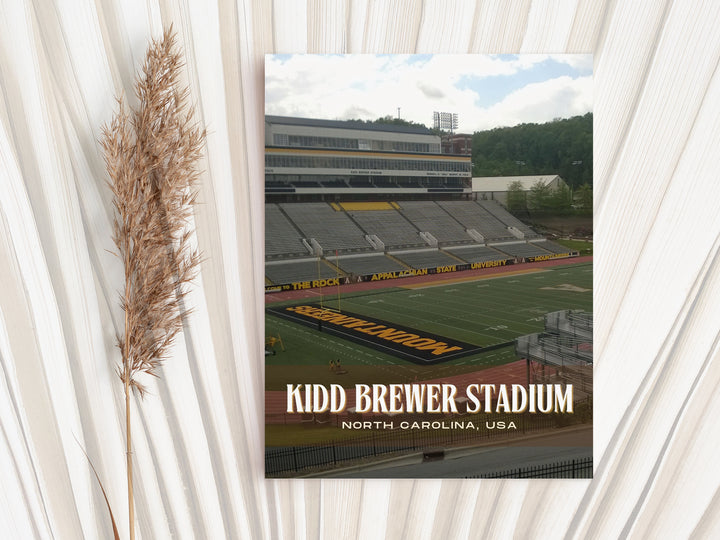 Kidd Brewer Stadium Football  Wall Art