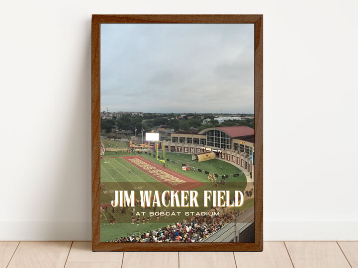 Jim Wacker Field at Bobcat Stadium Football  Wall Art