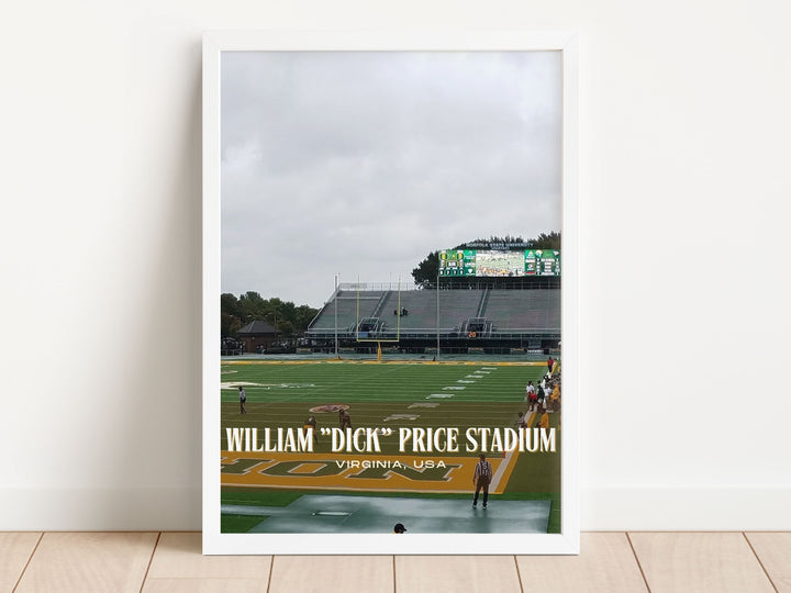 William "Dick" Price Stadium Football Wall Art