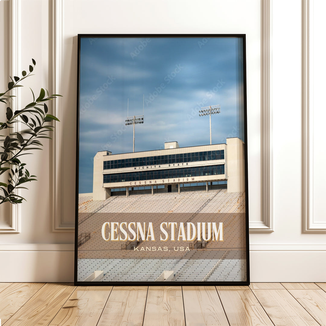 Cessna Stadium Football Wall Art