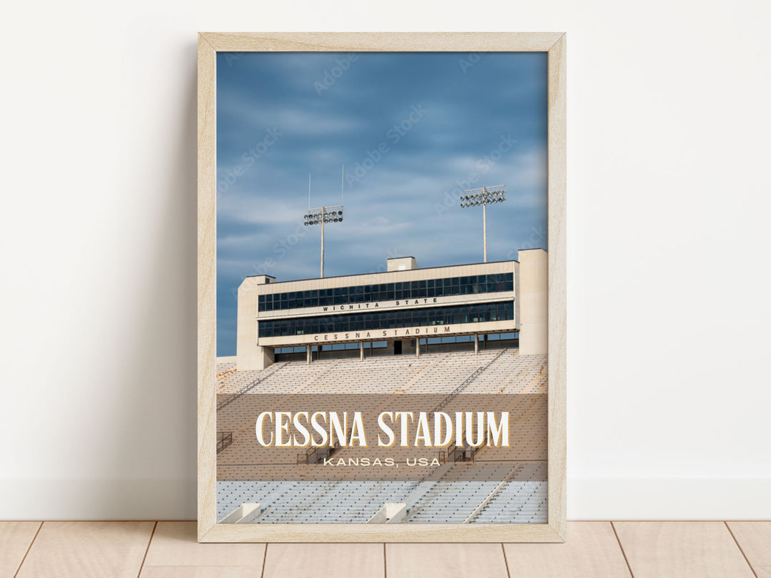 Cessna Stadium Football Wall Art