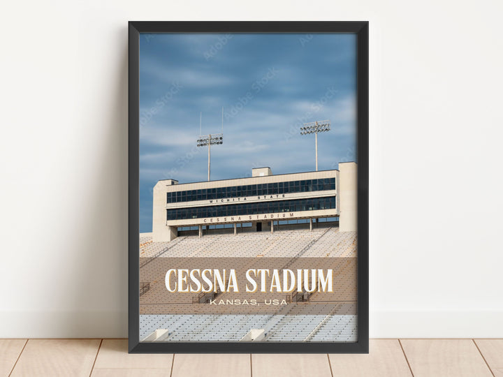 Cessna Stadium Football Wall Art