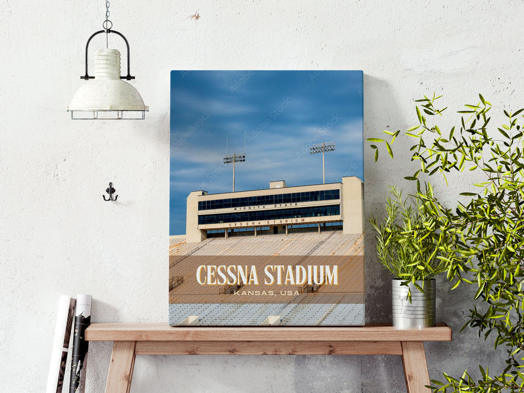 Cessna Stadium Football Wall Art