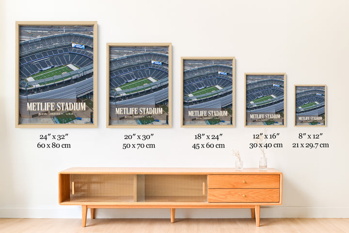 MetLife Stadium Football Wall Art