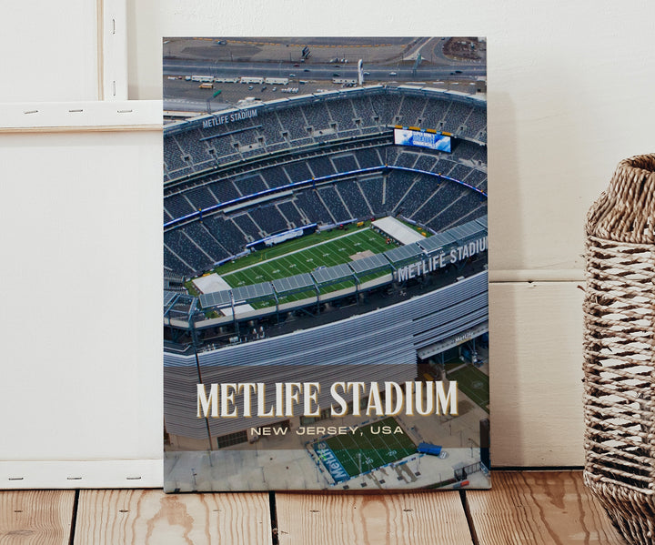 MetLife Stadium Football Wall Art