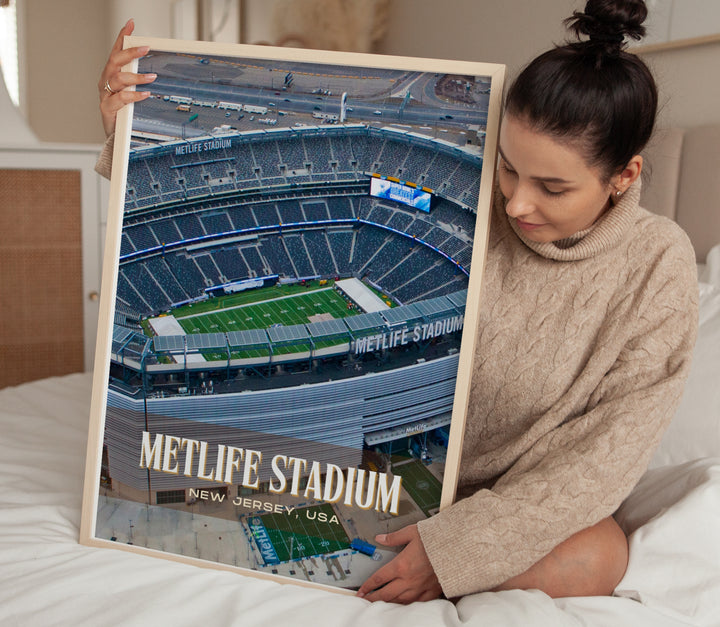 MetLife Stadium Football Wall Art