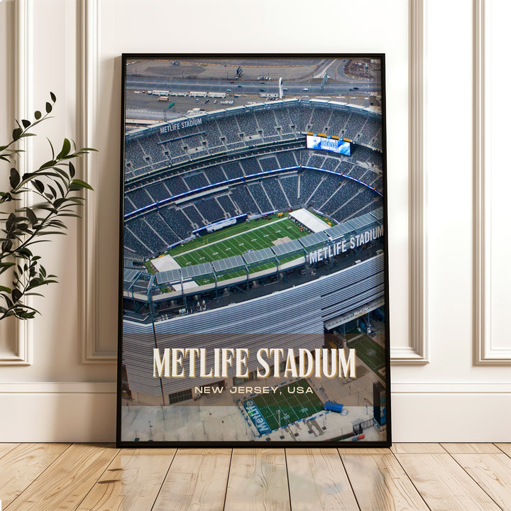 MetLife Stadium Football Wall Art