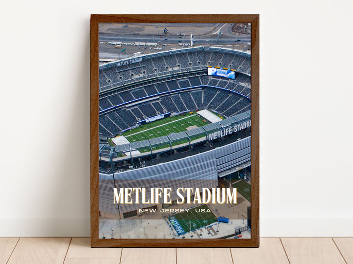 MetLife Stadium Football Wall Art