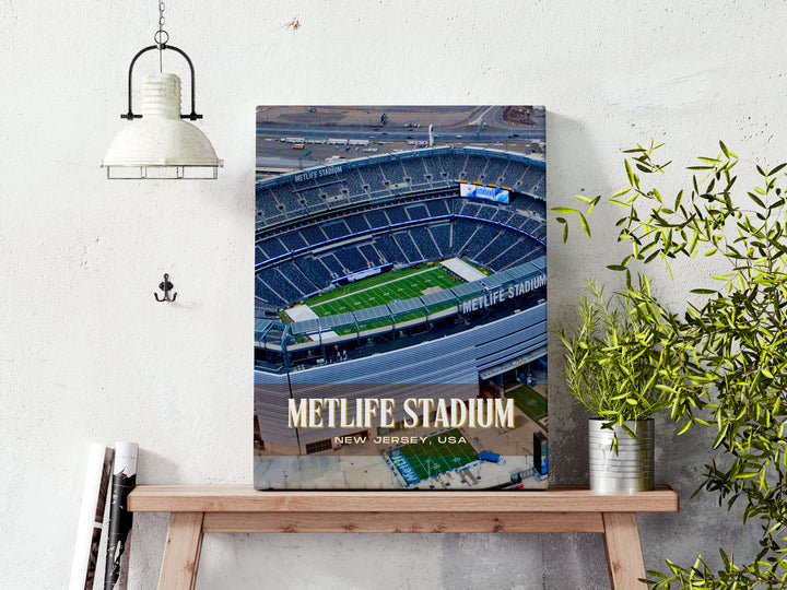 MetLife Stadium Football Wall Art