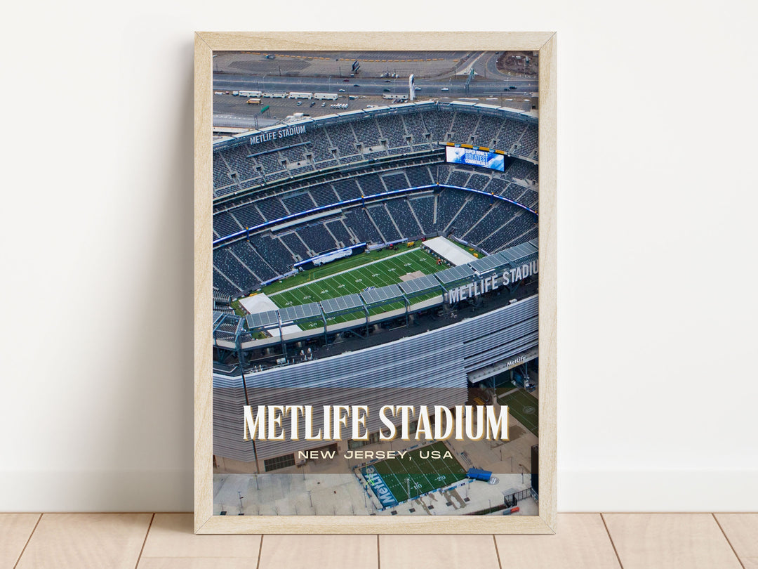 MetLife Stadium Football Wall Art